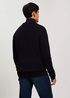 Cross Jeans Halfzip Knit Navy 001 - 34254-001