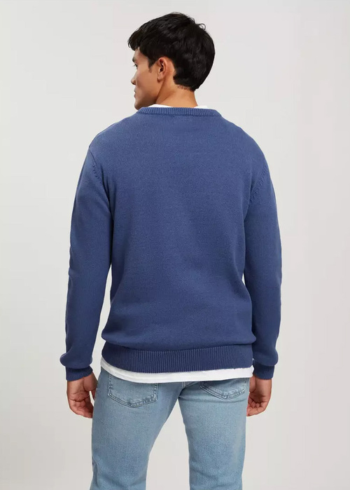 Cross Jeans Knitwear C Neck Indigo 005 - 34252-005