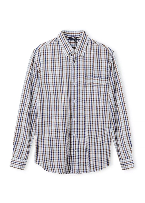 Cross Jeans® Shirt - Brown Check (025)