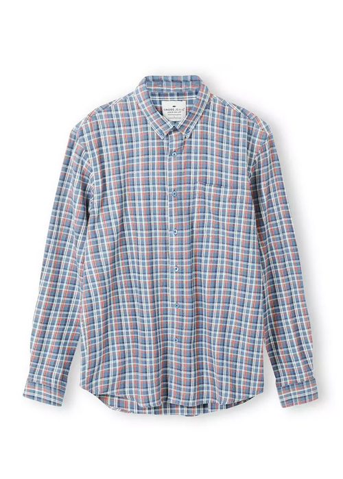 Cross Jeans® Shirt - Blue / Red Check (468)