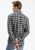 Cross Jeans Shirt Navy Check 001 - 35574-001