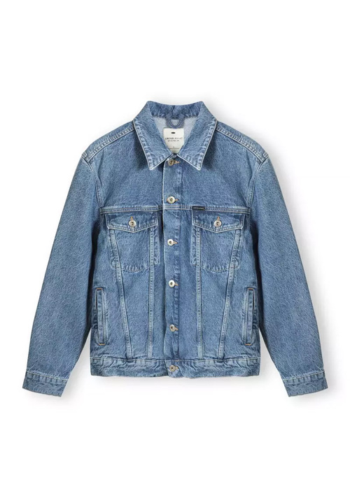 Cross Jeans Denim Jacket Mid Blue 020 - A-320-020