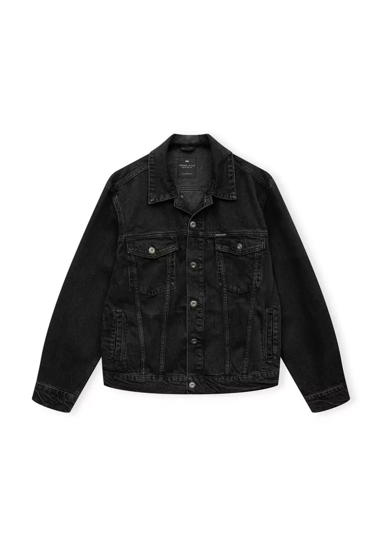 Cross Jeans Denim Jacket Black 019 - A-320-019