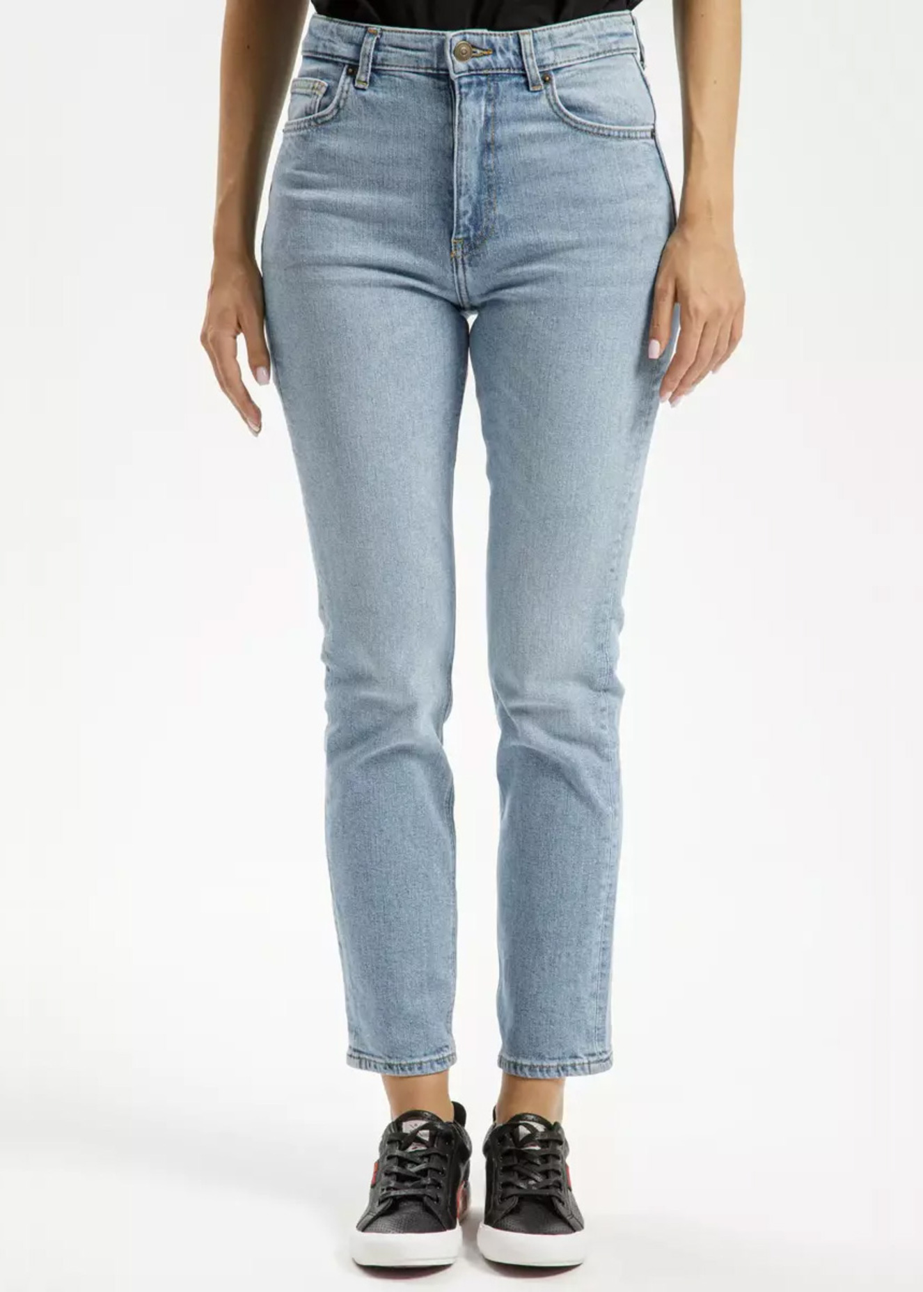 Cross Jeans® Marisa Straight Jeans - Light Mid Blue (051)