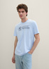 Tom Tailor® T-shirt With A Print - Windsurf Blue