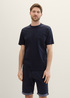 Tom Tailor C Neck Tee Sky Captain Blue - LEE-LOGO-CREW-SWEATSHIRT