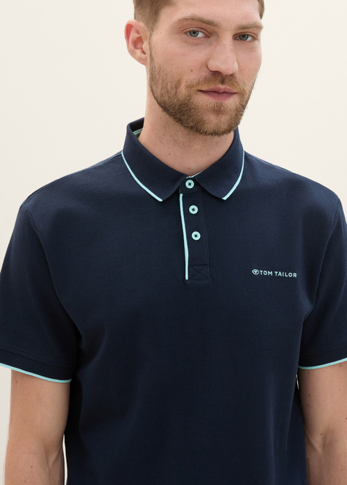 Tom Tailor® Polo Tshirt  - Dark Blue