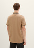 Tom Tailor Polo Tshirt Hazel Brown Melange - 112355662