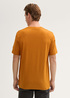 Tom Tailor T Shirt With A Logo Print Peanut Butter Brown - 1037735-10821