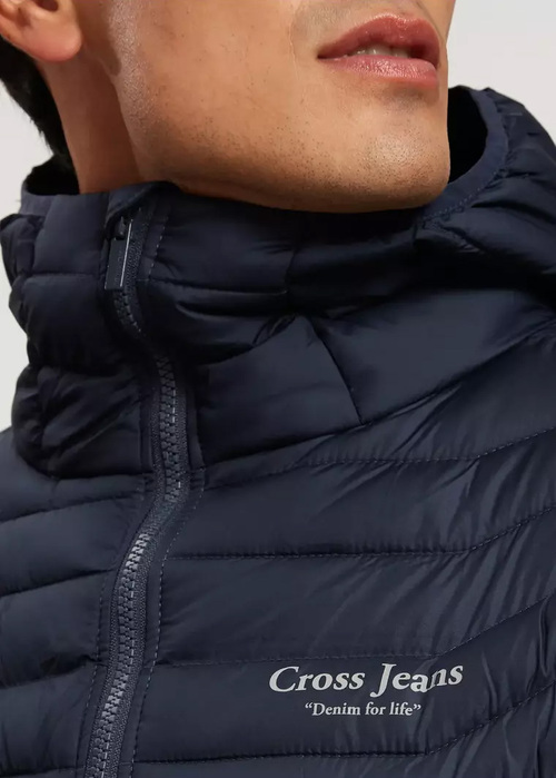 Cross Jeans® Winter Quilted Jacket - Navy (001)