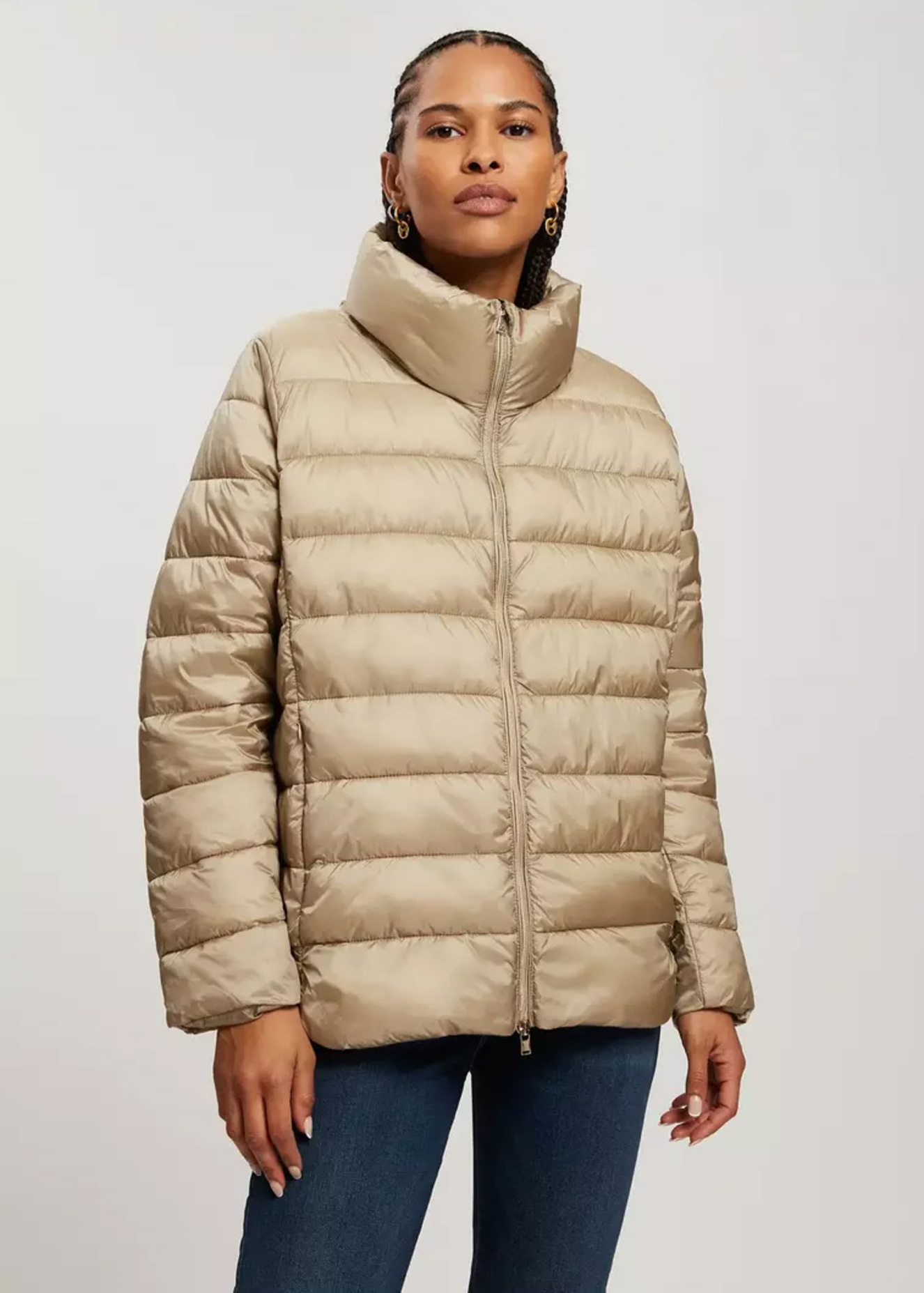 Cross Jeans® Winter Quilted Jacket - Champain (389)