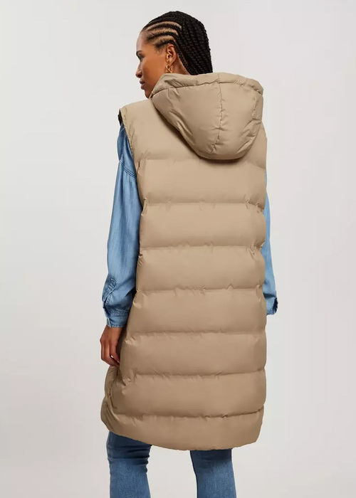 Cross Jeans® Long Vest - Taupe