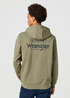 Wrangler Graphic Hoodie Dusty Olive - 90035-383