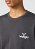 Wrangler® Small Logo Crew - Faded Black