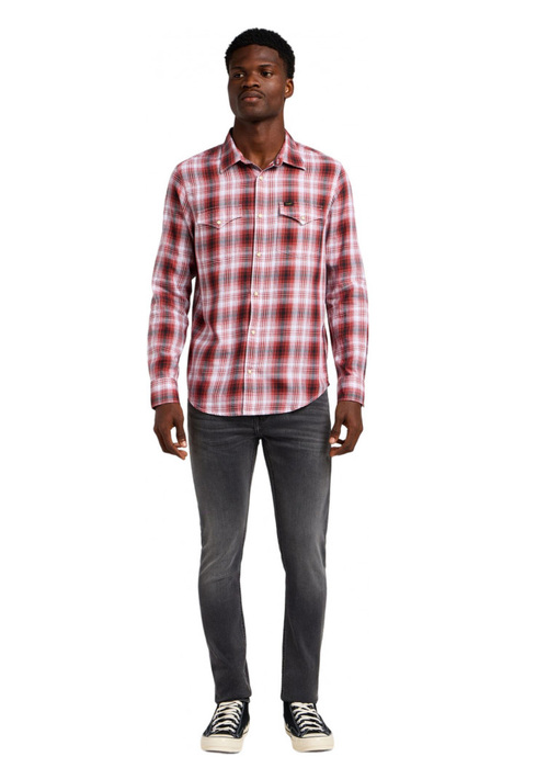 Wrangler® Clean Western Shirt - Garnet Check