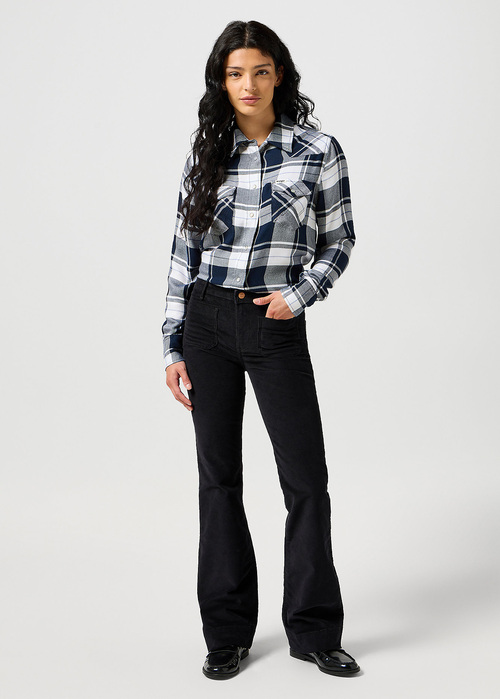 Wrangler® Western Shirt - Navy