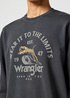 Wrangler® Crewneck Sweatshirt - Faded Black