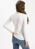 Cross Jeans® Long Sleeve Tee - White (008)