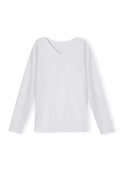 Cross Jeans® Long Sleeve Tee - White (008)