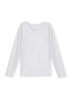 Cross Jeans® Long Sleeve Tee - White (008)