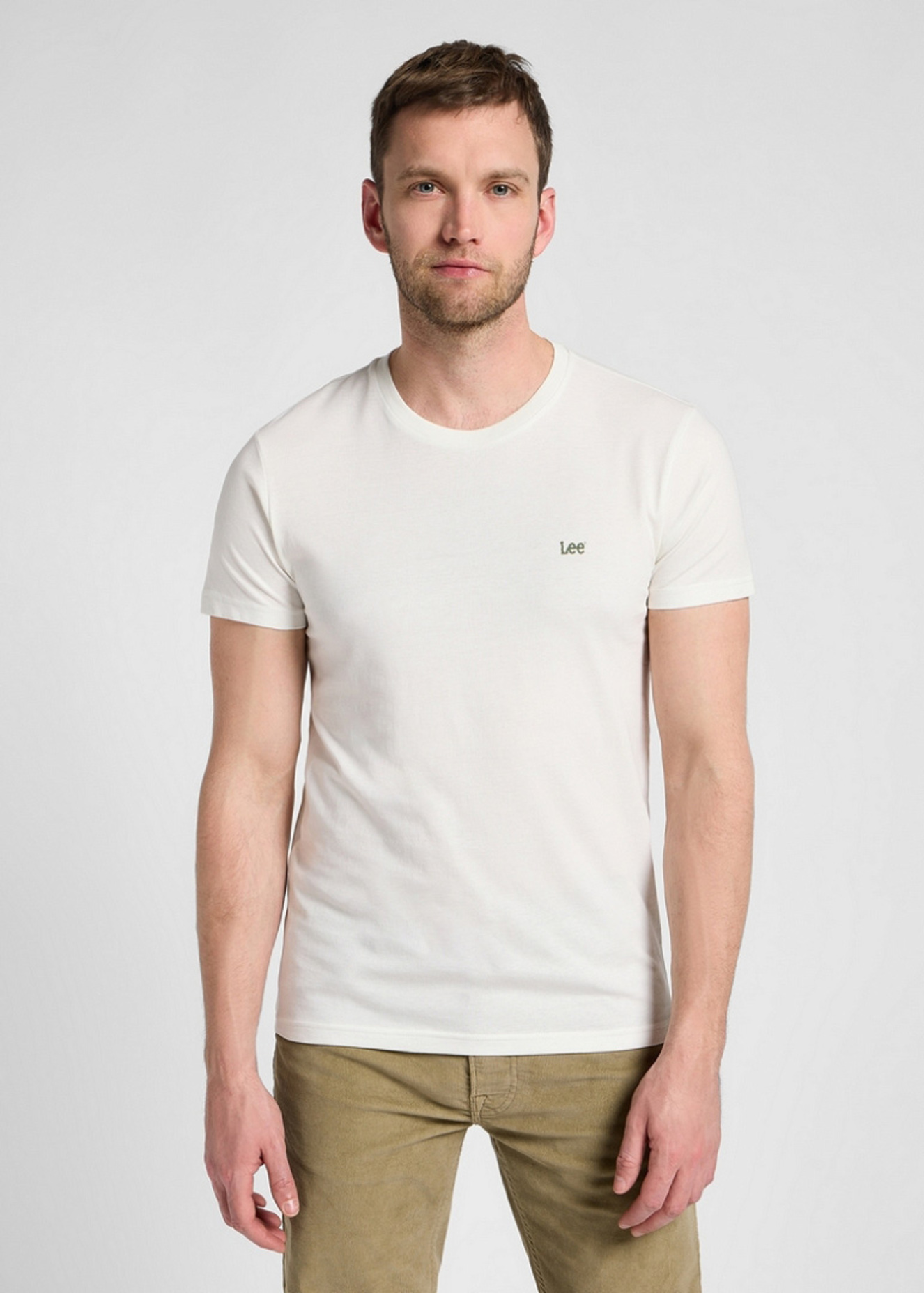 Lee® Twin Pack Crew Tee - Grove Ecru