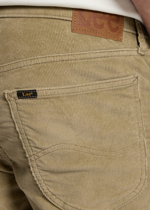 Lee Daren Zip Fly Non Denim Scar Khaki