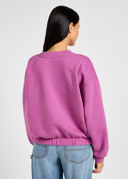 Lee Sleeve Detail Sweatshirt Lotus - 112355432