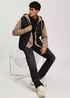 Cross Jeans Hoodie Zip Taupe 383 - 25472-383