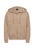 Cross Jeans Hoodie Zip Taupe 383 - 25472-383