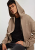 Cross Jeans® Hoodie Zip - Taupe (383)