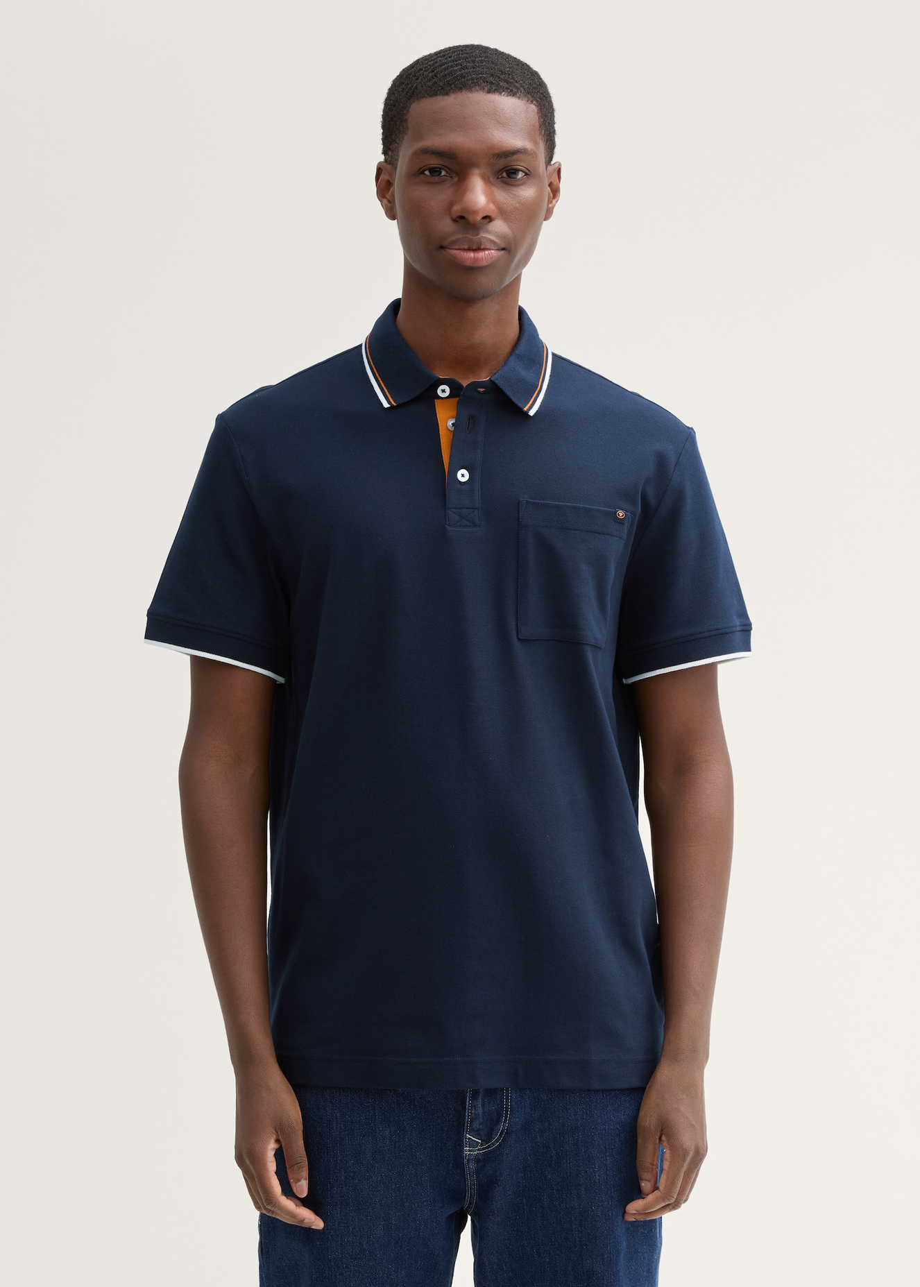 Tom Tailor® Polo Tee - Sky Captain Blue