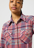 Wrangler® Slim Western Shirt - Mauvewood