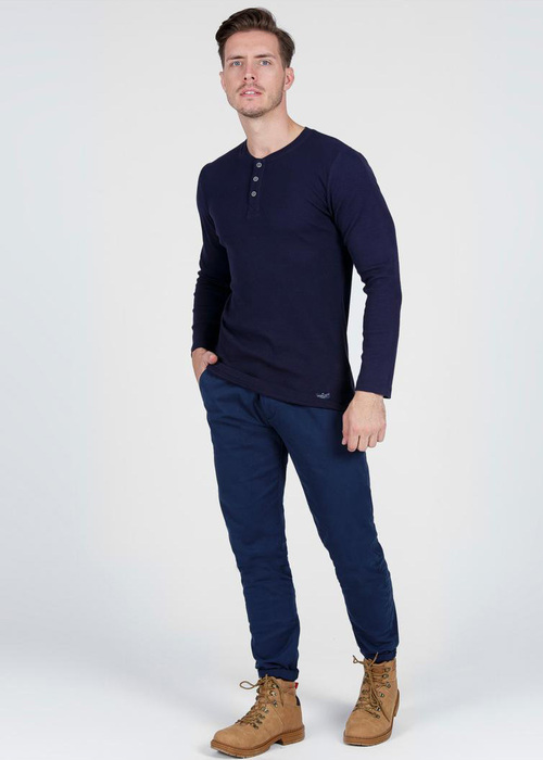 Cross Jeans® Long Sleeve Tee - Navy (001)