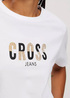 Cross Jeans® Logo T-shirt C-Neck - White (008)