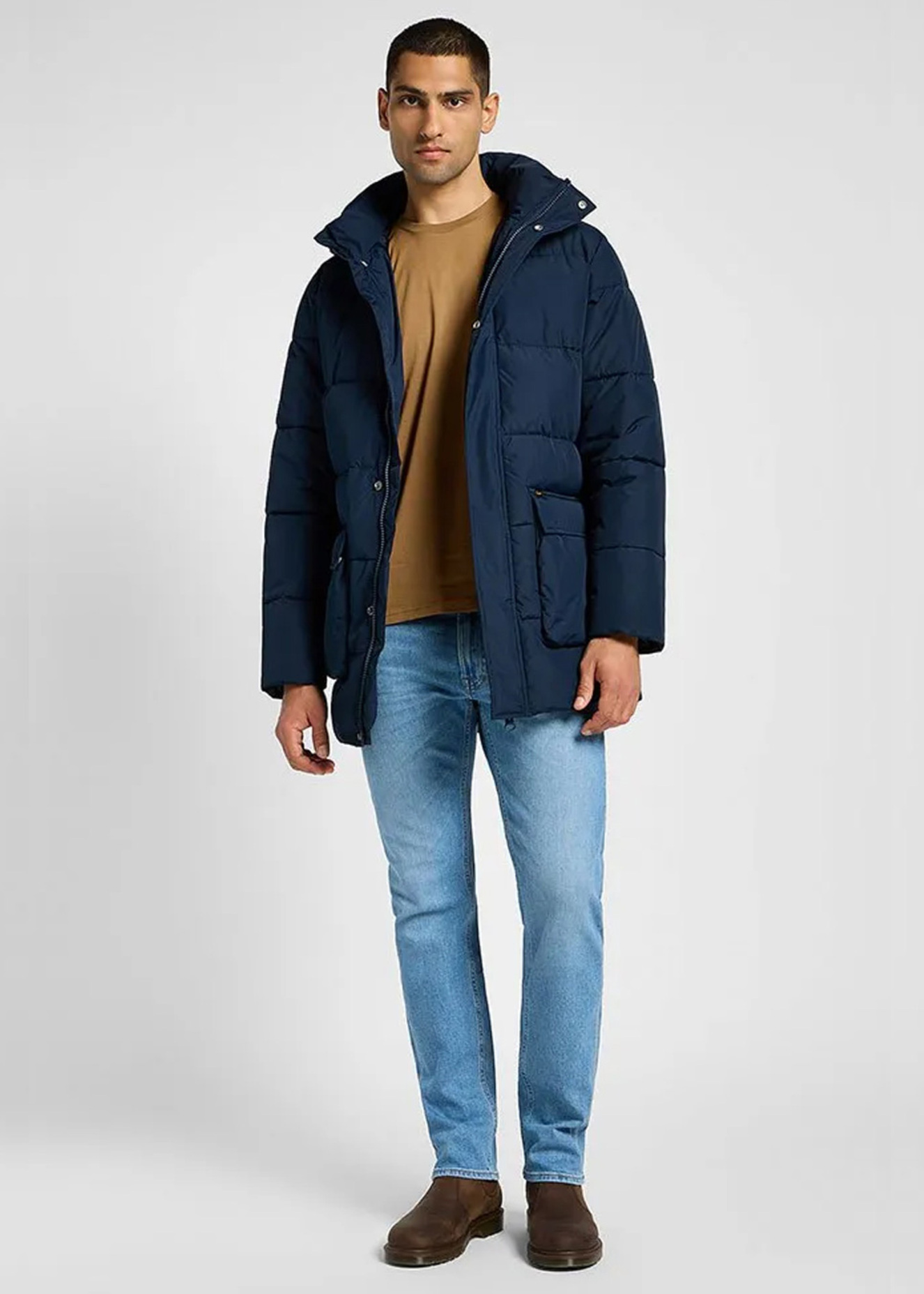 Lee long puffer jacket on sale