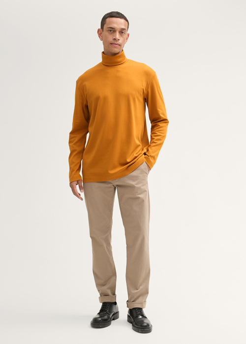 Tom Tailor Longsleeve Turtleneck Peanut Butter Brown - 1043993-10821