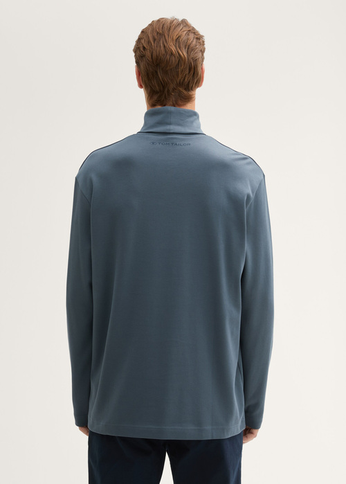 Tom Tailor® Longsleeve Turtleneck  - Stormy Blue