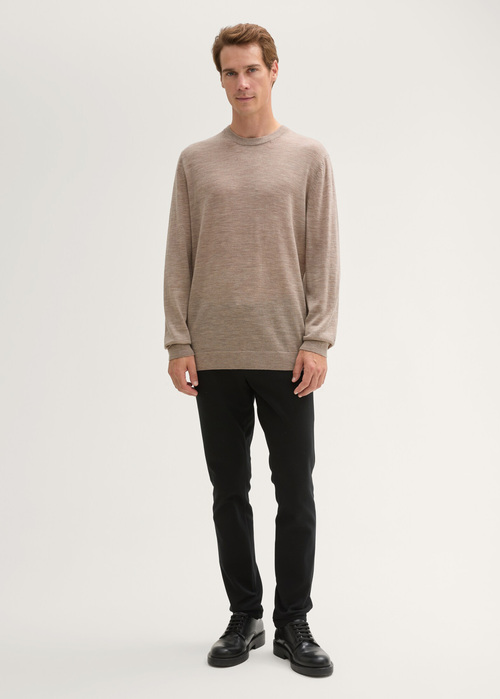 Tom Tailor® Longsleeve Tee - Parasol Brown Melange