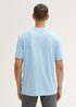 Tom Tailor Tshirt C Neck Sky Blue Melange - 1044016-36812