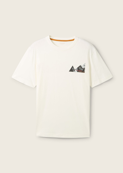 Tom Tailor® T-shirt With A Photo Print - Off White