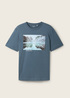 Tom Tailor® T-shirt With A Photo Print - Stormy Blue