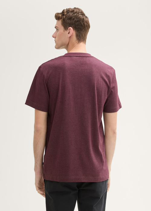 Tom Tailor® C-Neck T-Shirt - Gipsy Purple Melange