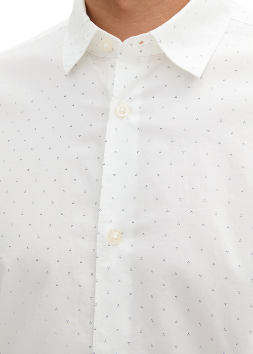 Tom Tailor® Stretch T-shirt - White Dot Design