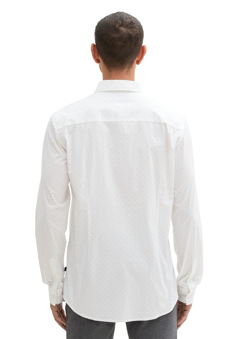 Tom Tailor® Stretch T-shirt - White Dot Design