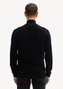 Tom Tailor® Troyer Knit Sweater In Recycled Cashmere - Black