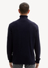 Tom Tailor Turtleneck Cashmere Sweater Knitted Navy Melange