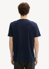 Denim Tom Tailor T Shirt With A Logo Print Sky Captain Blue