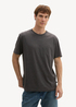 Tom Tailor® C-Neck T-Shirt  - Black Grey Melange