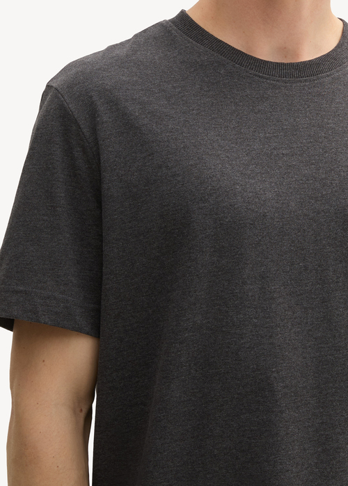 Tom Tailor® C-Neck T-Shirt  - Black Grey Melange