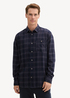 Tom Tailor® Shirt In A Checked Pattern - Navy Tonal Check